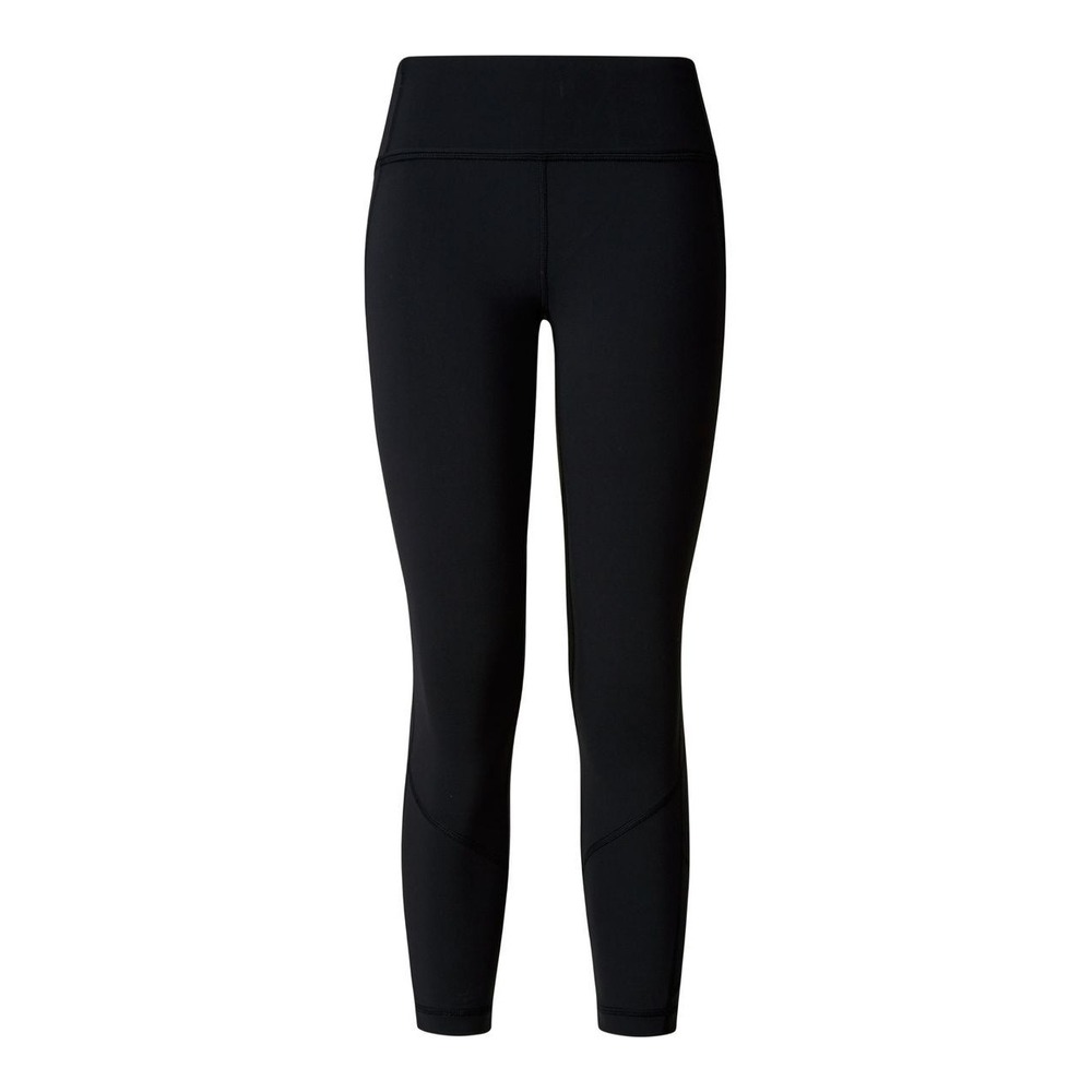 Lululemon Pace Rival Crop 22 Black Running Leggings W6AVOS Womens Size 4